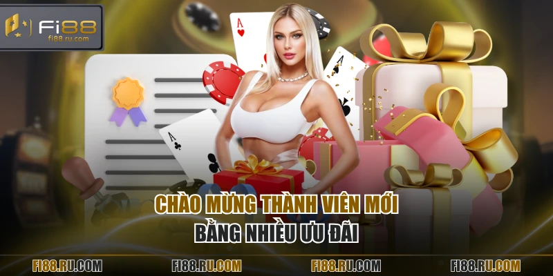 Chào mừng thành viên mới bằng nhiều ưu đãi