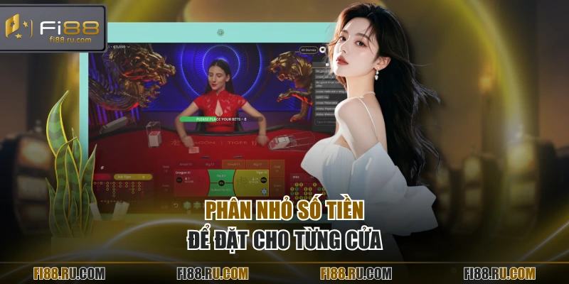 Phân nhỏ số tiền để đặt cho từng cửa