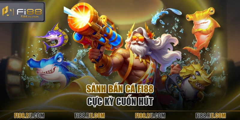 Sảnh bắn cá FI88 cực kỳ cuốn hút
